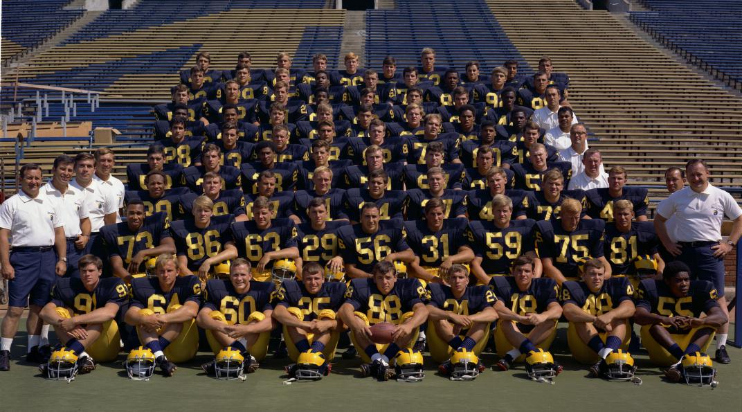 1969 Michigan Football Team | bigbluefootballhistory.com